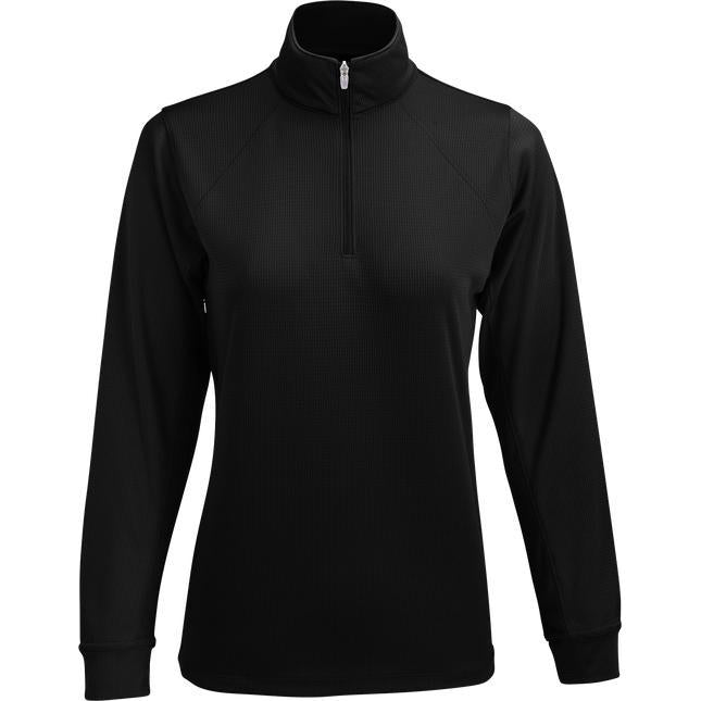no-logo Vansport Ladies Mesh 1/4-Zip Tech Pullover-Ladies Layering-Thread Logic