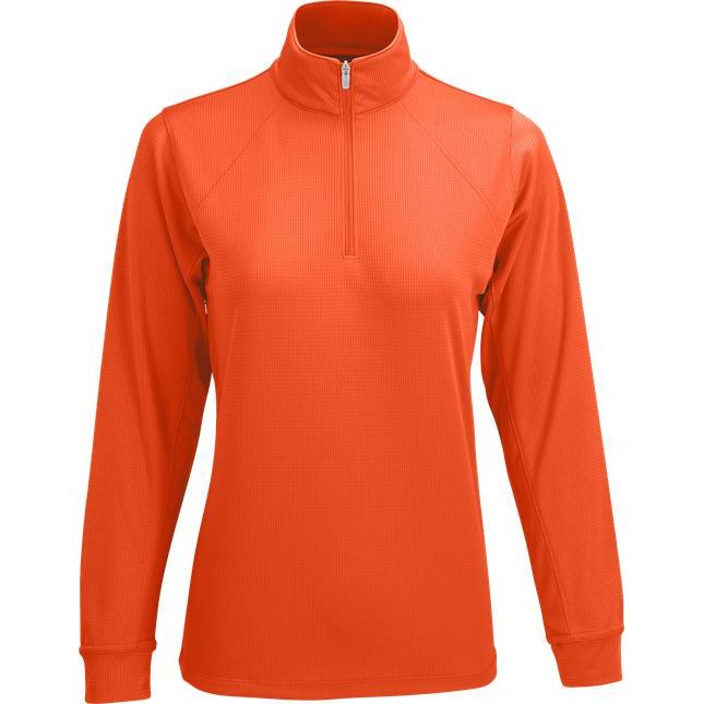no-logo Vansport Ladies Mesh 1/4-Zip Tech Pullover-Ladies Layering-Thread Logic