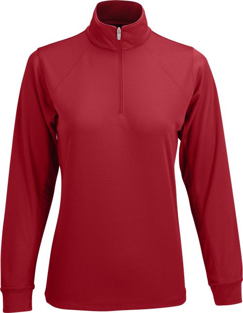 Vansport Ladies Mesh 1/4-Zip Tech Pullover-Ladies Layering-Thread Logic