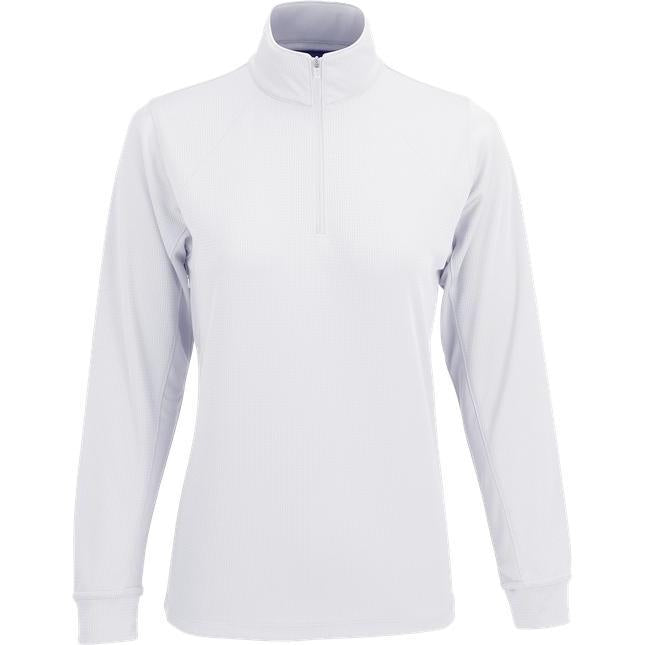 no-logo Vansport Ladies Mesh 1/4-Zip Tech Pullover-Ladies Layering-Thread Logic