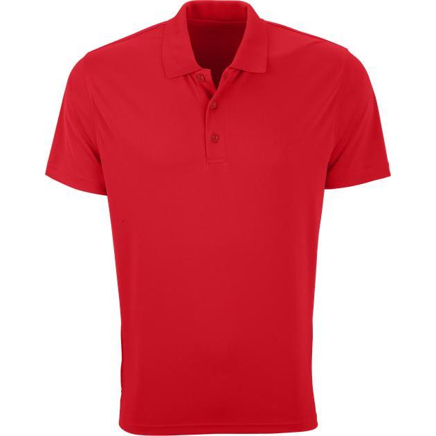no-logo Vansport Omega Solid Mesh Tech Polo-Men's Polos-Thread Logic
