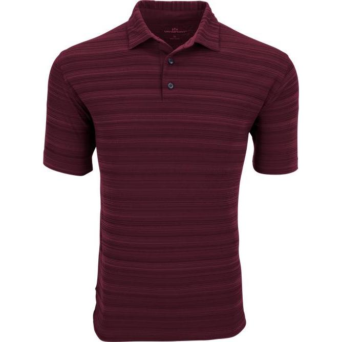 no-logo Vansport Strata Textured Polo-Men's Polos-Thread Logic