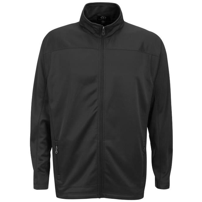 no-logo Vantage Brushed Back Micro-Fleece Full-Zip Jacket-Men's Jackets-Thread Logic