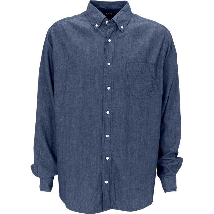 no-logo Vantage Hudson Denim Shirt-Men's Dress Shirts-Thread Logic