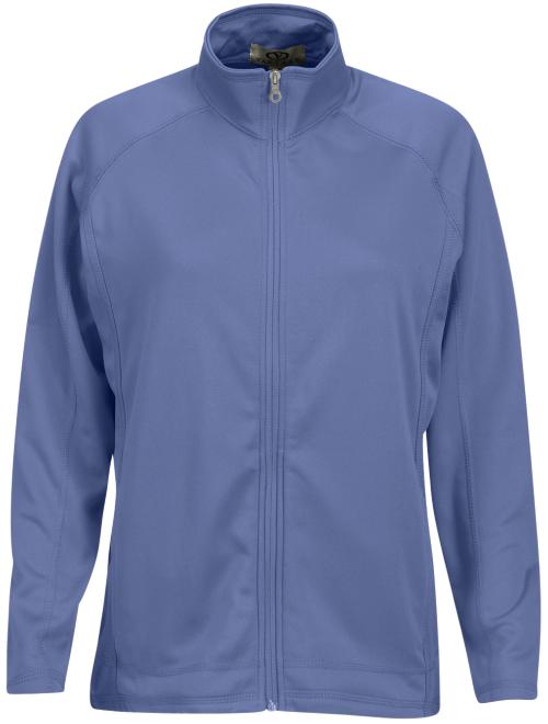 Vantage Ladies Brushed Back Micro-Fleece Full-Zip Jacket-Ladies Jackets-Thread Logic