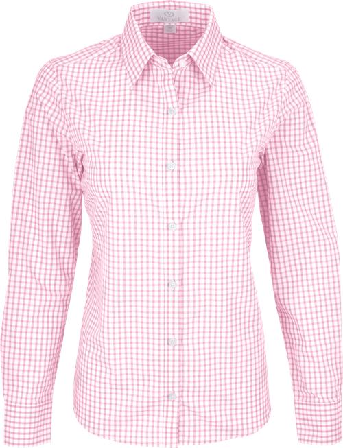 Vantage Ladies Easy-Care Gingham Check Shirt-Ladies Dress Shirts-Thread Logic
