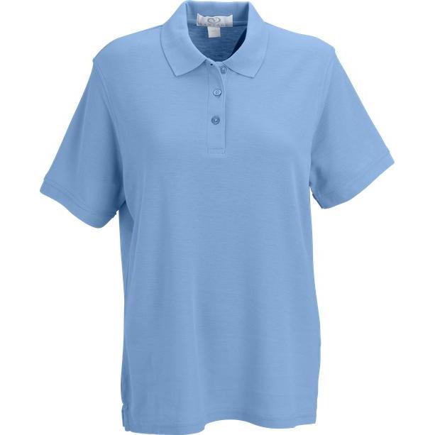 no-logo Vantage Ladies Soft-Blend Double-Tuck Pique Polo-Ladies Polos-Thread Logic
