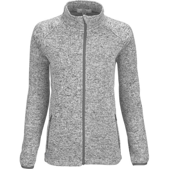 no-logo Vantage Ladies Summit Sweater-Fleece Jacket-Ladies Jackets-Thread Logic