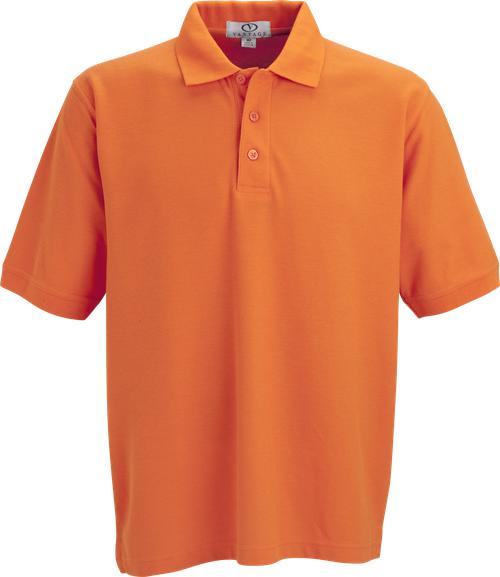 Vantage Soft-Blend Double-Tuck Pique Polo-Men's Polos-Thread Logic