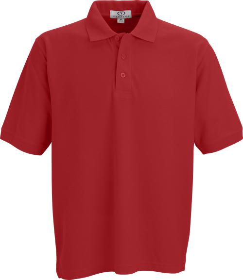 Vantage Soft-Blend Double-Tuck Pique Polo-Men's Polos-Thread Logic