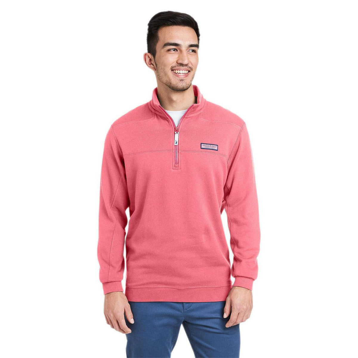 no-logo Vineyard Vines Collegiate Shep Shirt-Knits and Layering-Vineyard Vines-Jetty Red-S-Thread Logic