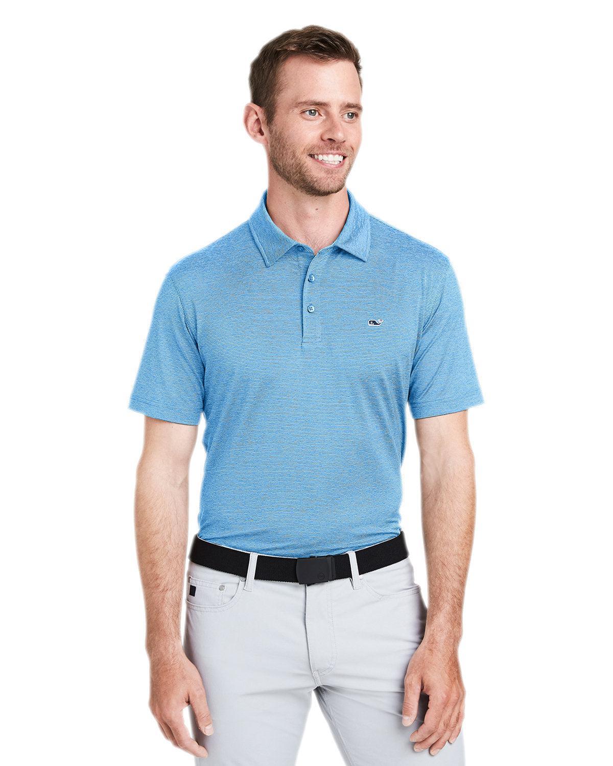 Vineyard Vines Destin Stripe Sankaty Polo-Polos-Vineyard Vines-Ocean Breeze-S-Thread Logic