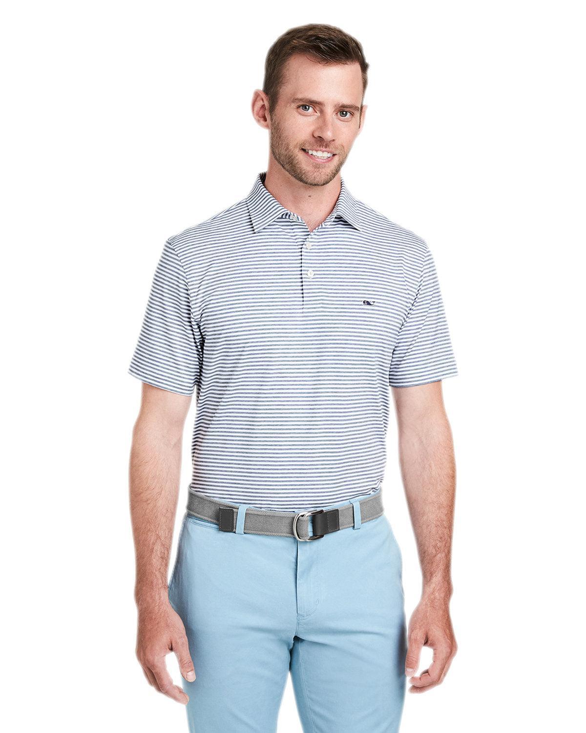 Vineyard Vines Heathered Winstead Sankaty Polo-Polos-Vineyard Vines-Hammerhead-S-Thread Logic