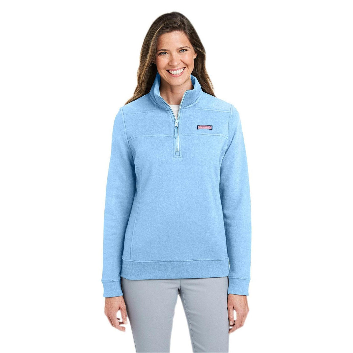 no-logo Vineyard Vines Ladies Collegiate Shep Shirt-Knits and Layering-Vineyard Vines-Jake Blue-XS-Thread Logic