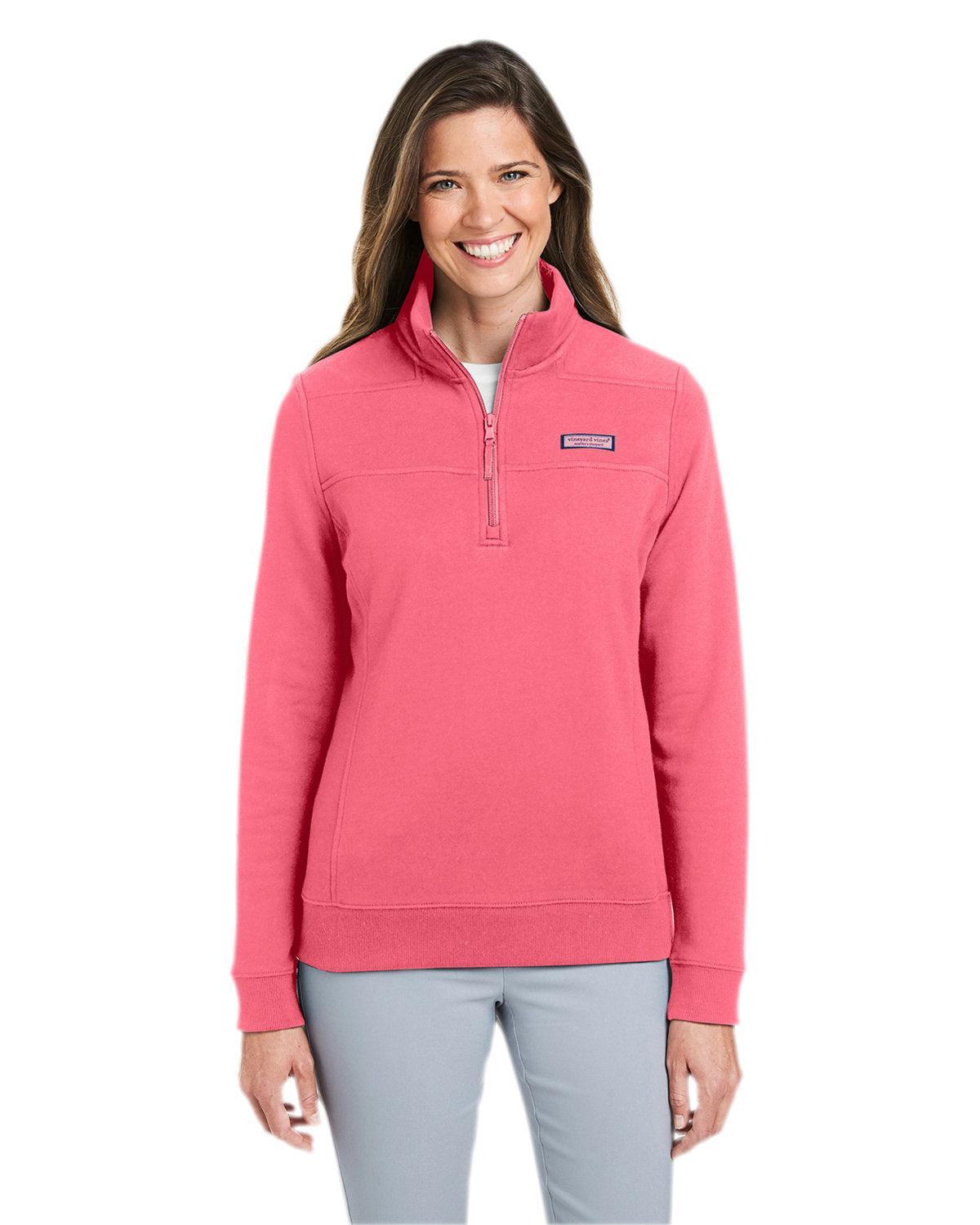 Vineyard Vines Ladies Collegiate Shep Shirt-Knits and Layering-Vineyard Vines-Jetty Red-XS-Thread Logic