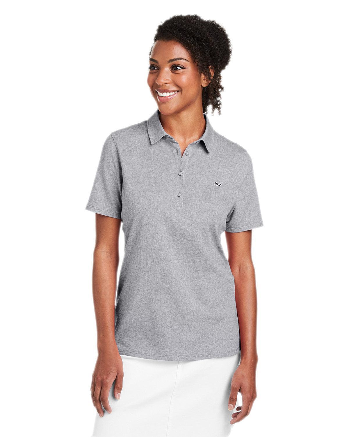 Vineyard Vines Ladies Edgartown Pique Polo-Polos-Vineyard Vines-Barracuda-XS-Thread Logic