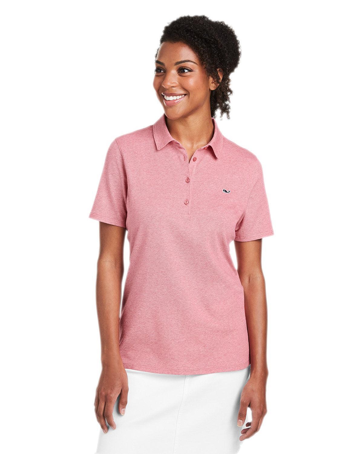 Vineyard Vines Ladies Edgartown Pique Polo-Polos-Vineyard Vines-Lobster Reef-XS-Thread Logic
