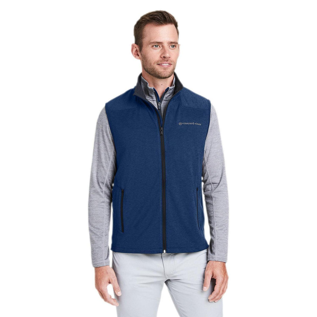 no-logo Vineyard Vines On-The-Go Shep Vest-Outerwear-Vineyard Vines-Deep Bay-S-Thread Logic