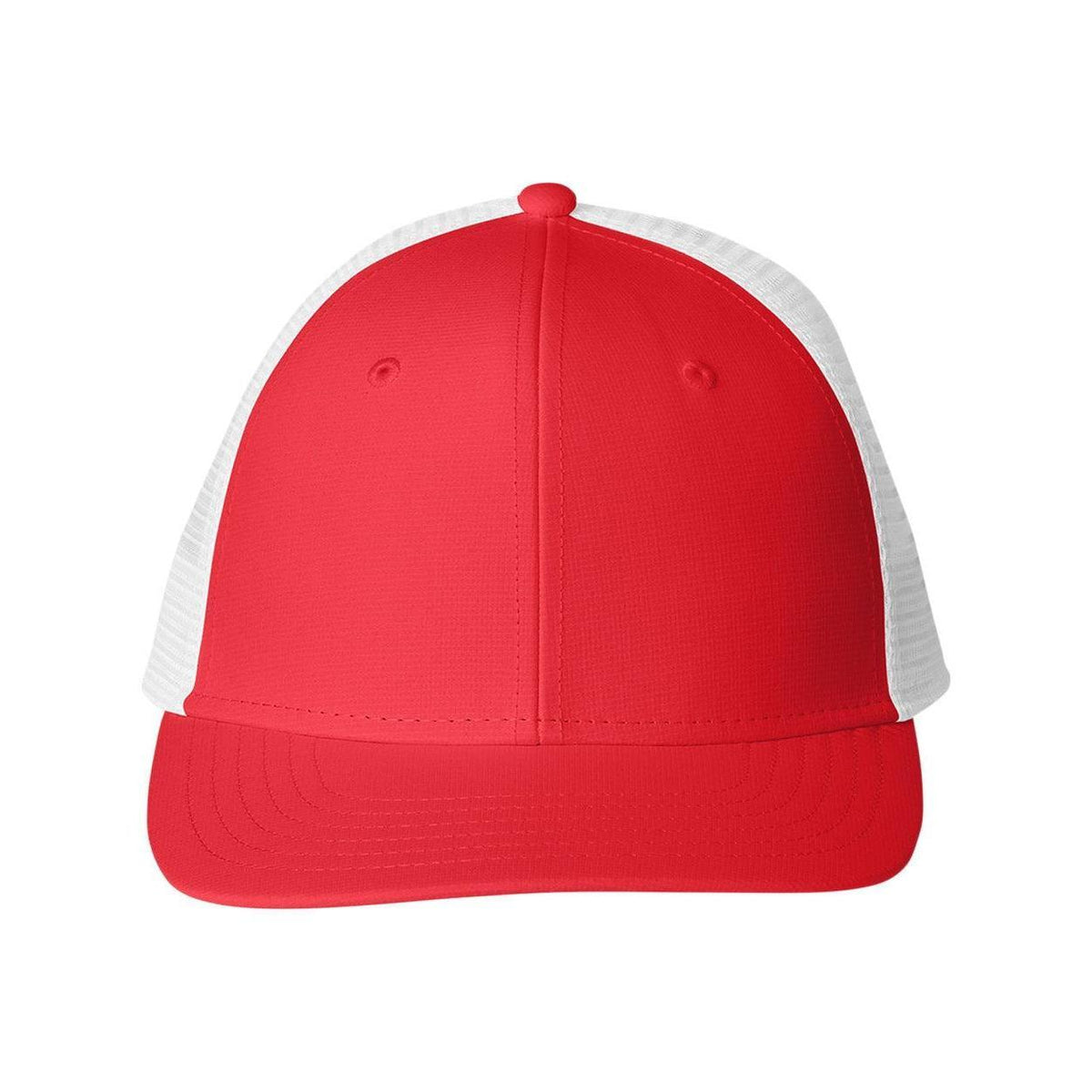 no-logo Vineyard Vines Performance Trucker Hat-Headwear-Vineyard Vines-Jetty Red-OSFA-Thread Logic