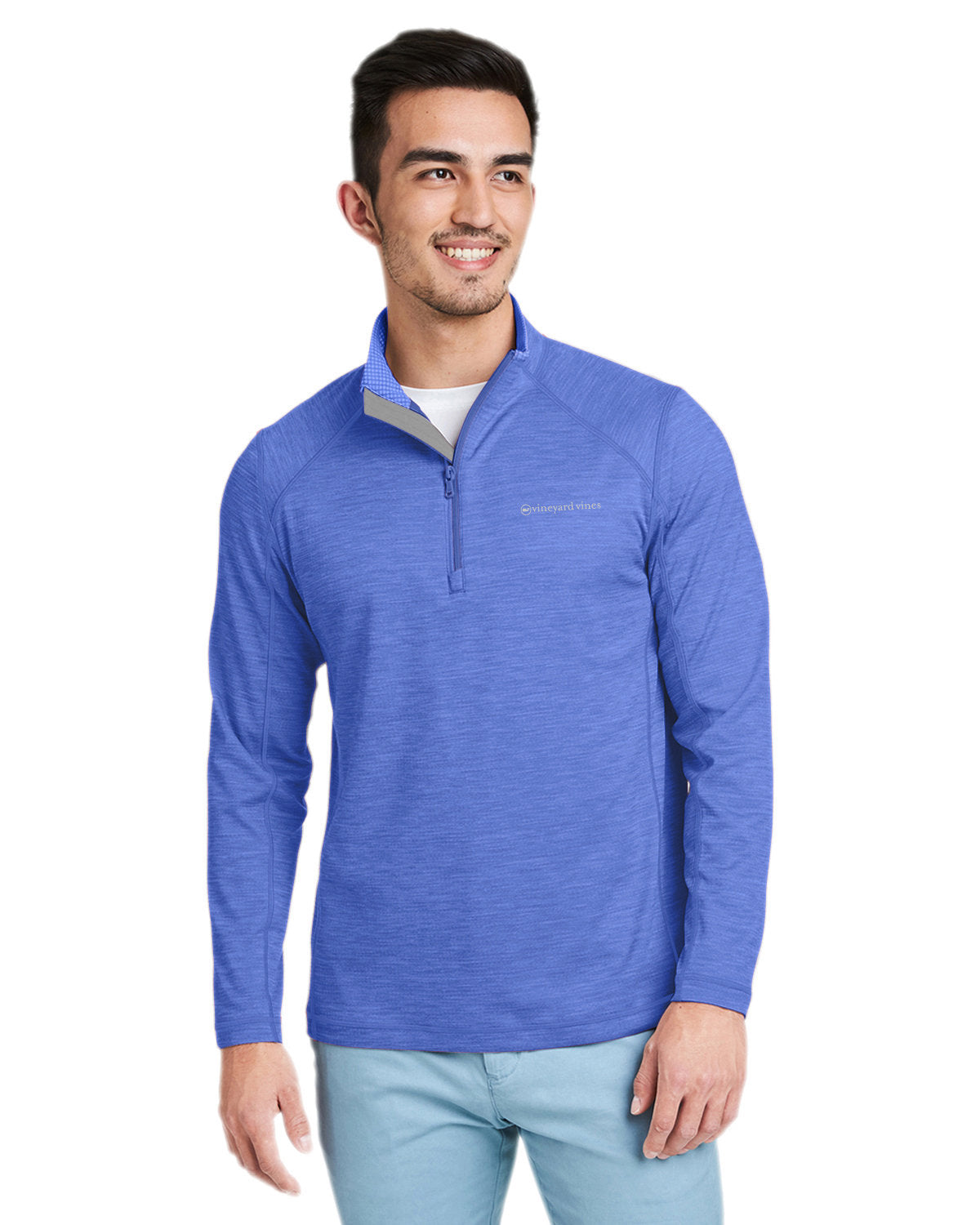 Vineyard Vines Sankaty Quarter-Zip Pullover-Knits and Layering-Vineyard Vines-Royal-S-Thread Logic