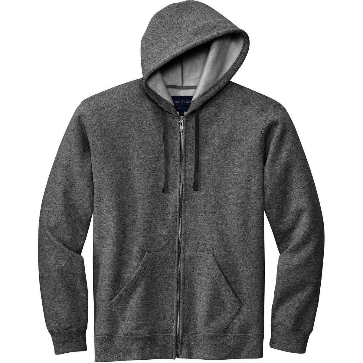 no-logo Volunteer Knitwear Chore Fleece Full-Zip Hoodie