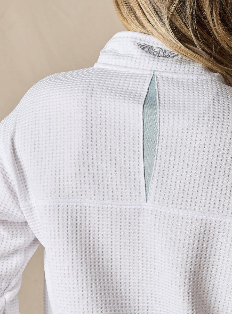 no-logo Straight Down Ladies Opal Quarter Zip-Quarter Zips-Straight Down-Thread Logic
