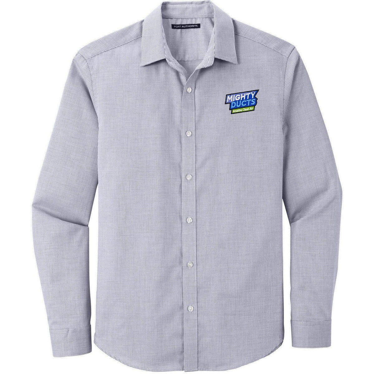 no-logo Port Authority Pincheck Easy Care Shirt-Dress Shirts-Port Authority-Thread Logic