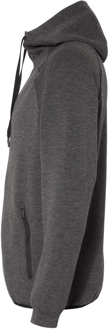 no-logo Weatherproof Heat Last Fleece Tech Full-Zip Hooded Sweatshirt-Men's Layering-Weatherproof-Thread Logic
