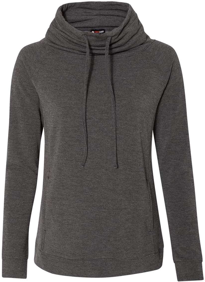 Weatherproof Ladies Heat Last Fleece Faux Cashmere Funnel Neck Sweatshirt