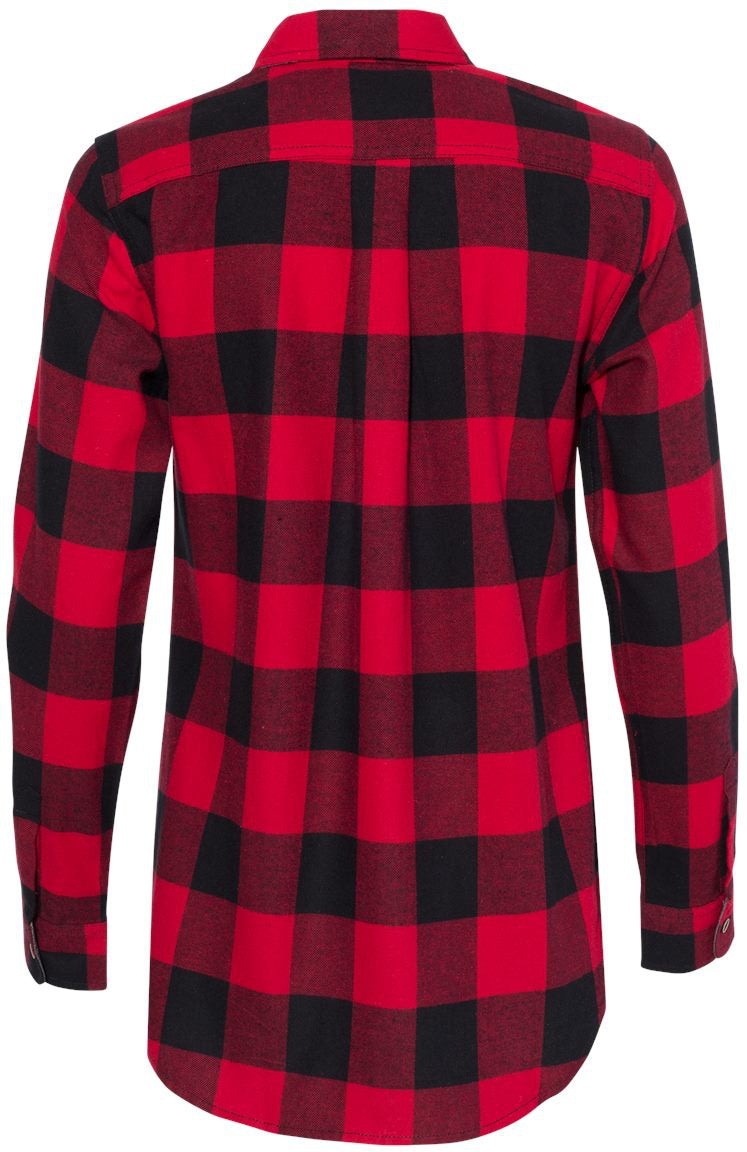no-logo Weatherproof Ladies Vintage Brushed Flannel Long Sleeve Shirt-Ladies Dress Shirts-Weatherproof-Thread Logic