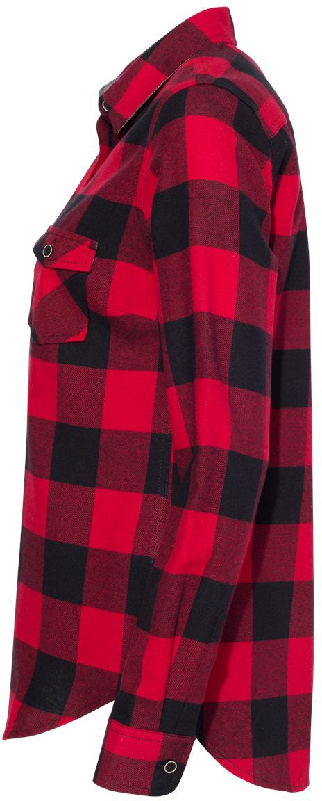 no-logo Weatherproof Ladies Vintage Brushed Flannel Long Sleeve Shirt-Ladies Dress Shirts-Weatherproof-Thread Logic