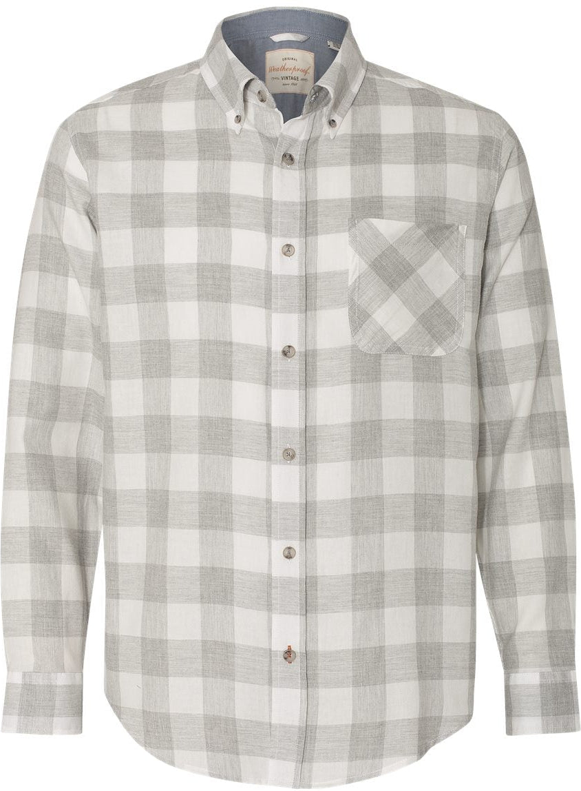 Weatherproof Vintage Brushed Flannel Long Sleeve Shirt