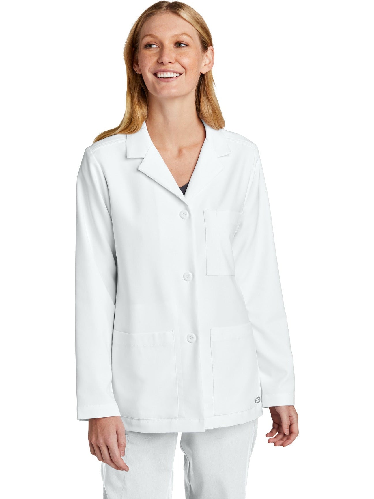 no-logo WonderWink Ladies Consultation Lab Coat-Regular-Wonderwink-Thread Logic