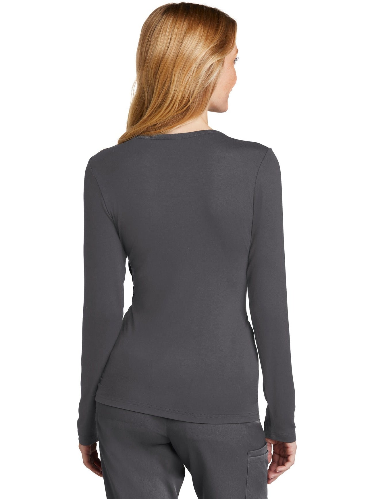 no-logo WonderWink Ladies Long Sleeve Layer Tee-Regular-Wonderwink-Thread Logic