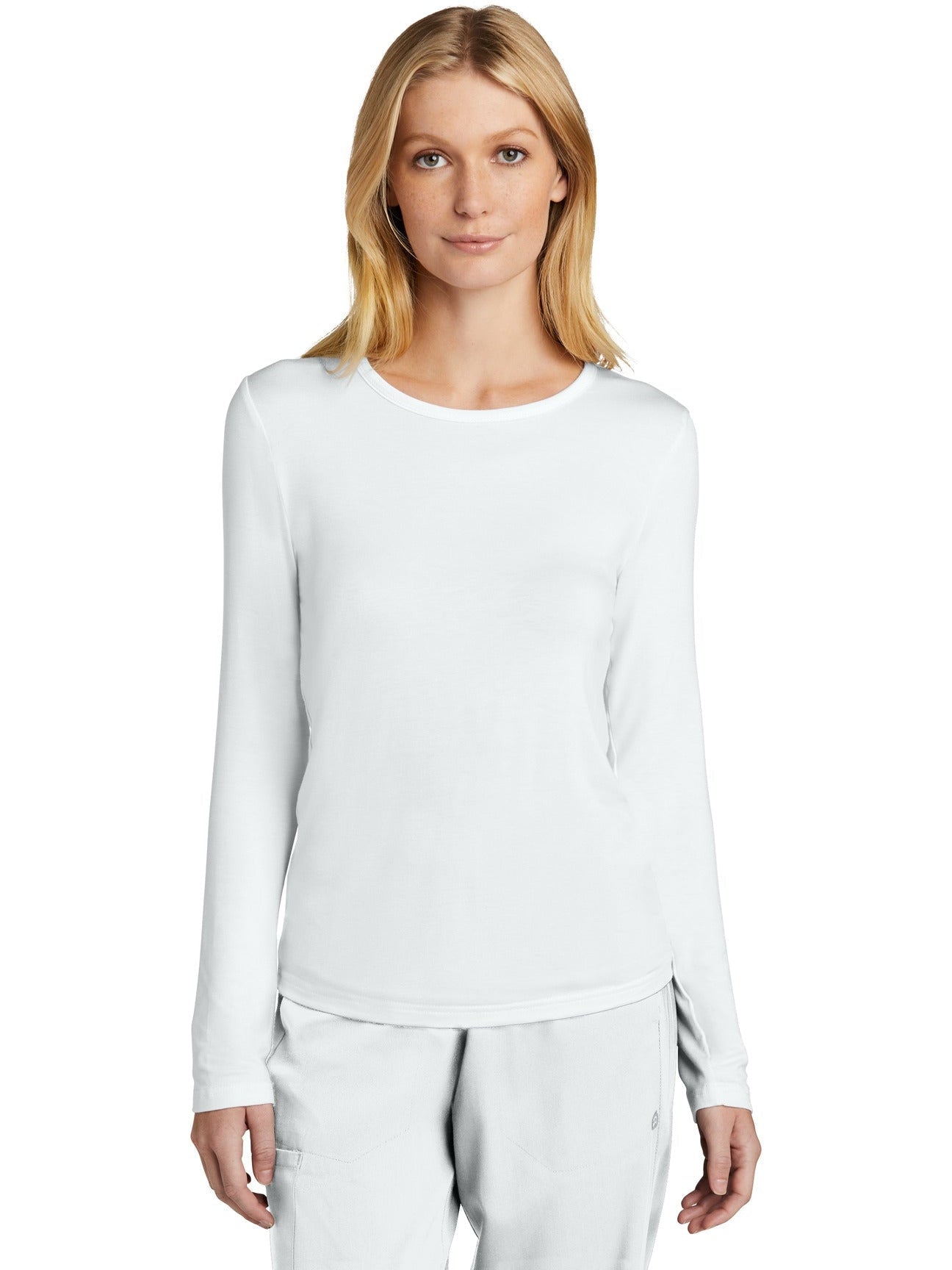 no-logo WonderWink Ladies Long Sleeve Layer Tee-Regular-Wonderwink-Thread Logic