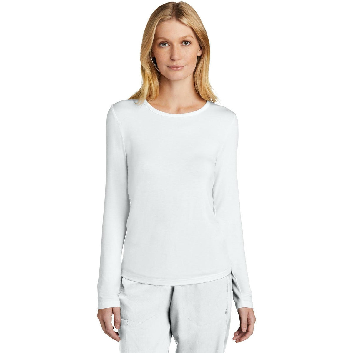 no-logo WonderWink Ladies Long Sleeve Layer Tee-Regular-Wonderwink-Thread Logic