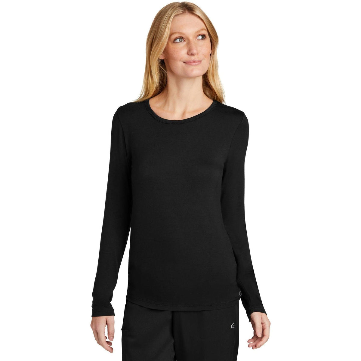 no-logo WonderWink Ladies Long Sleeve Layer Tee-Regular-Wonderwink-Thread Logic