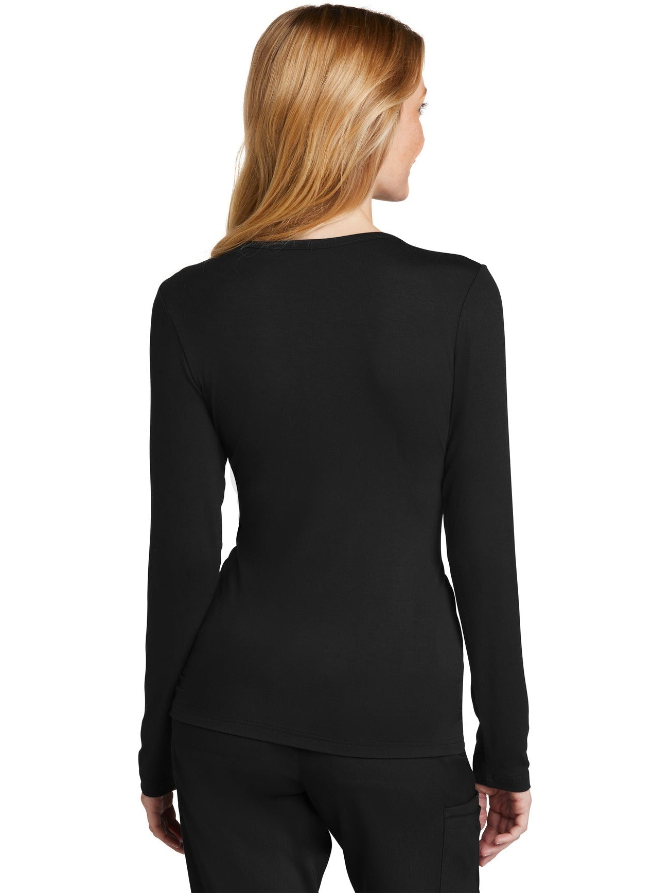 no-logo WonderWink Ladies Long Sleeve Layer Tee-Regular-Wonderwink-Thread Logic