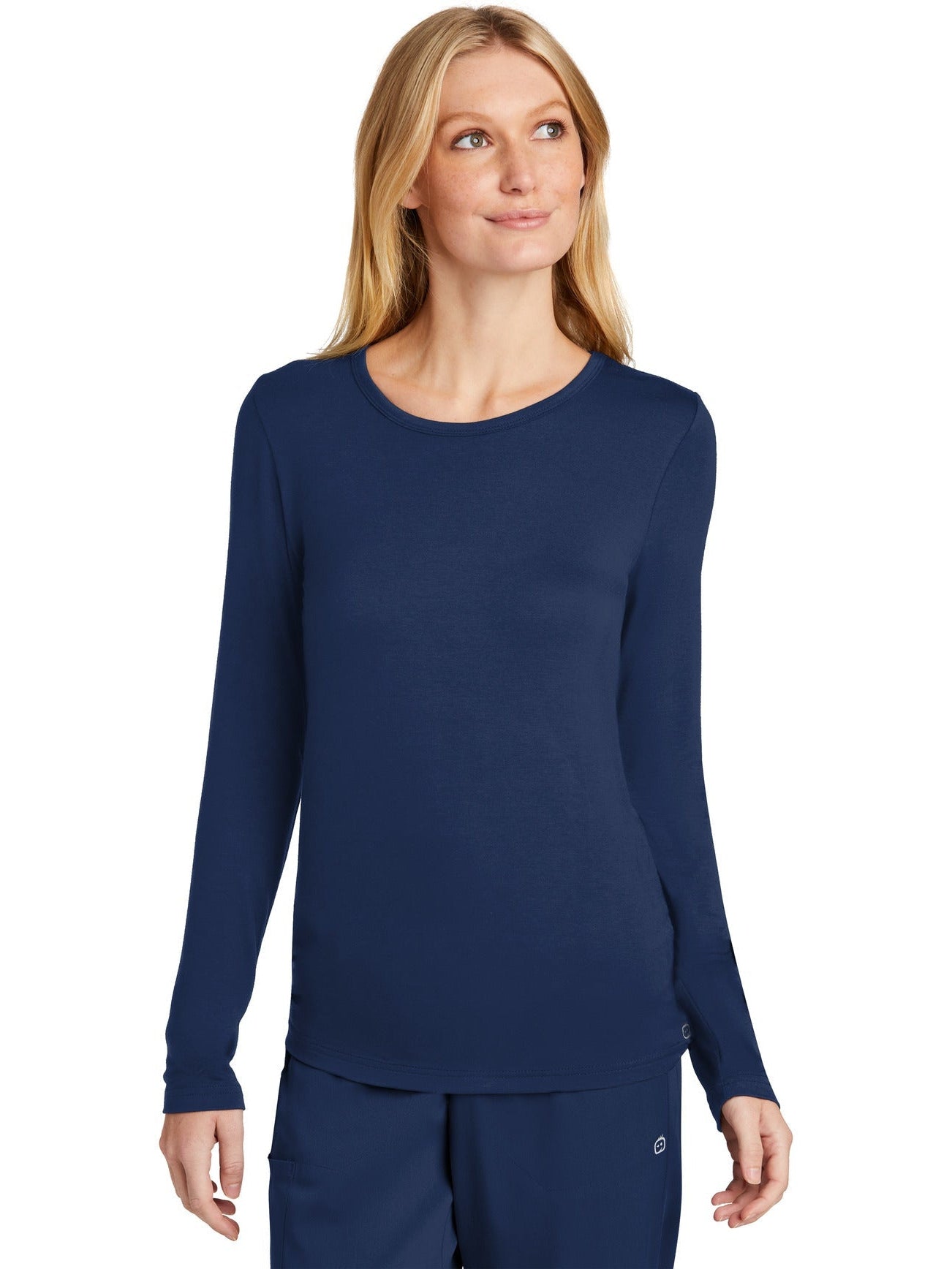no-logo WonderWink Ladies Long Sleeve Layer Tee-Regular-Wonderwink-Thread Logic