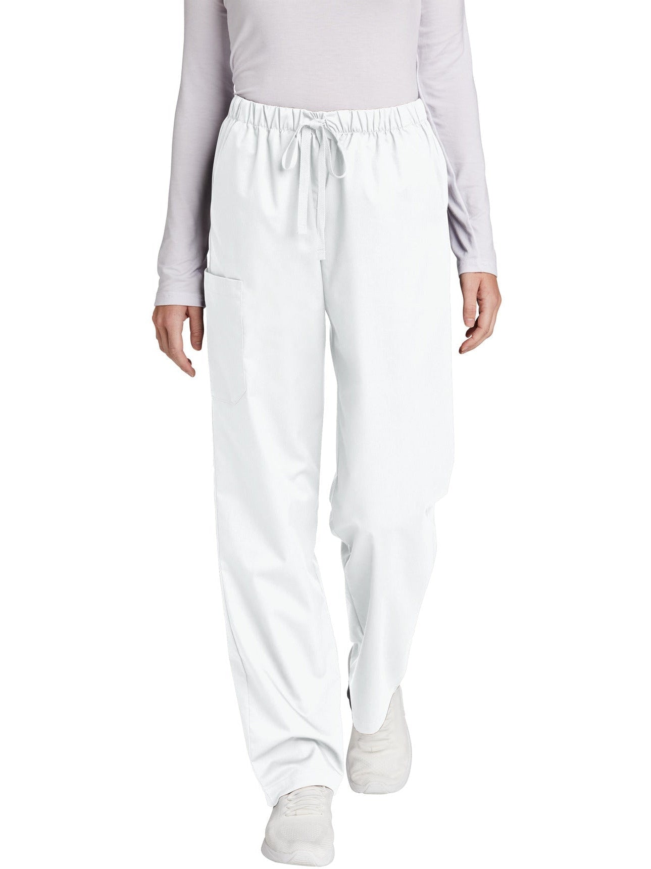 no-logo WonderWink Ladies Petite WorkFlex Cargo Pant - SOLD BLANK-Regular-Wonderwink-Thread Logic
