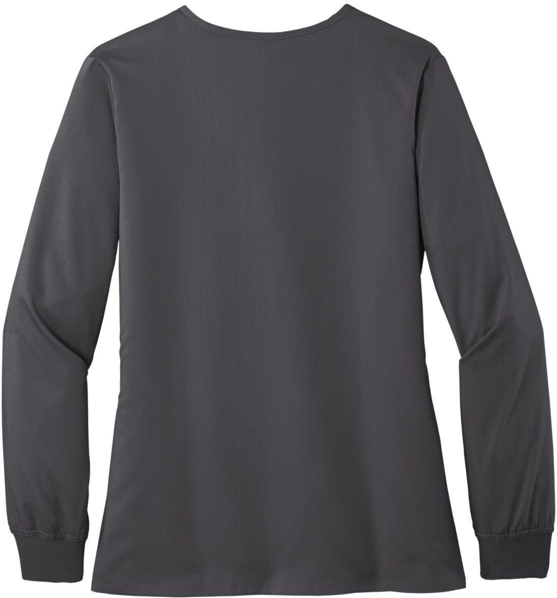 no-logo WonderWink Ladies Premiere Flex Full-Zip Scrub Jacket-Regular-Wonderwink-Thread Logic