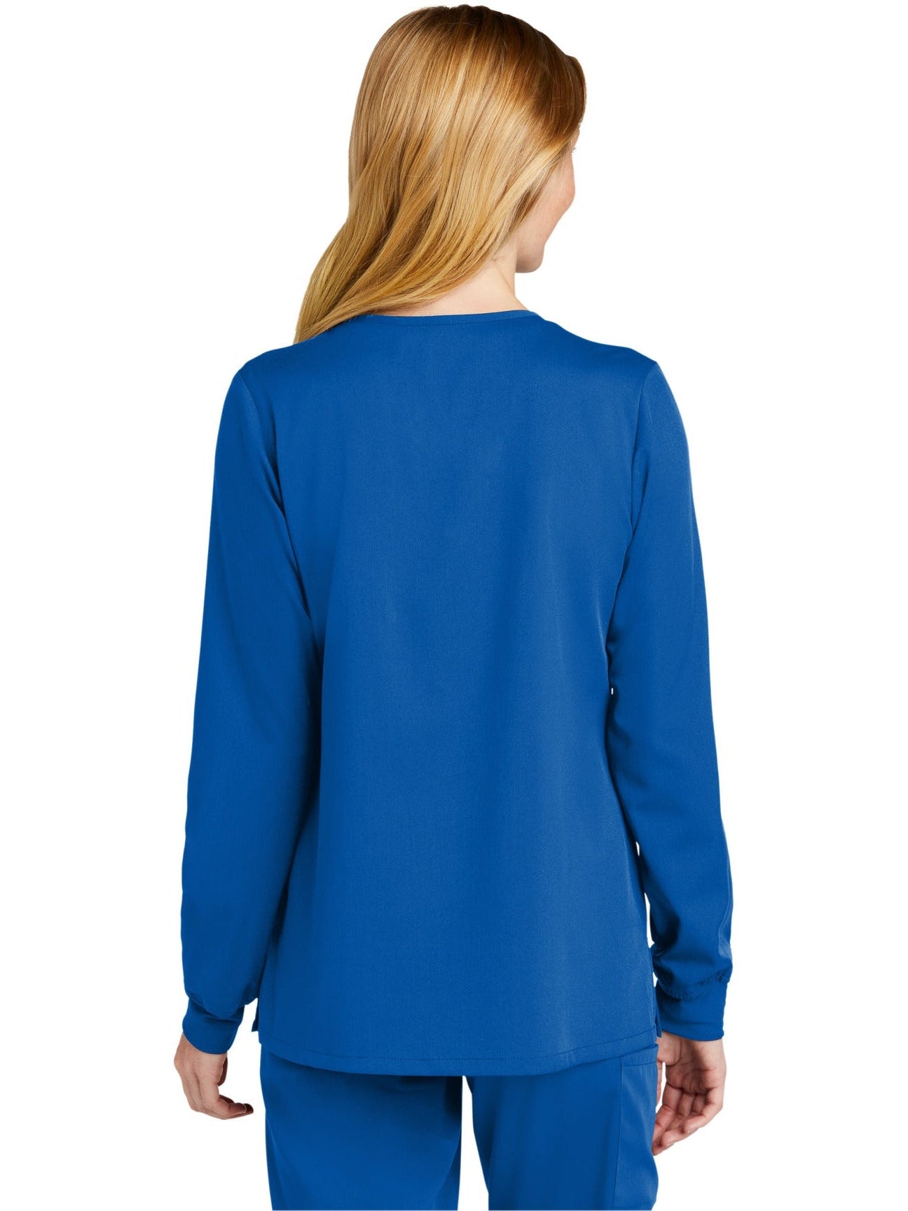 no-logo WonderWink Ladies Premiere Flex Full-Zip Scrub Jacket-Regular-Wonderwink-Thread Logic