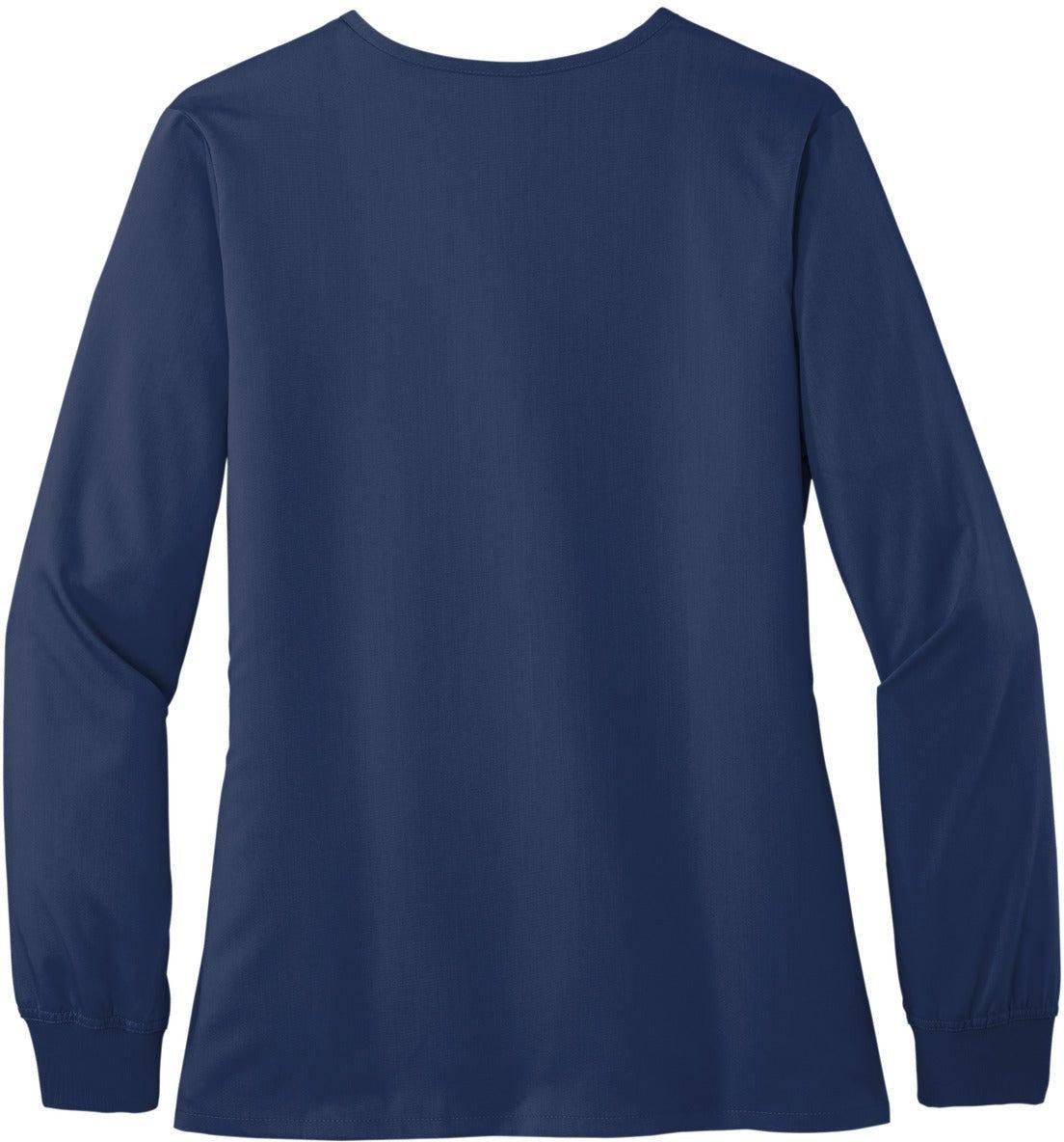 no-logo WonderWink Ladies Premiere Flex Full-Zip Scrub Jacket-Regular-Wonderwink-Thread Logic