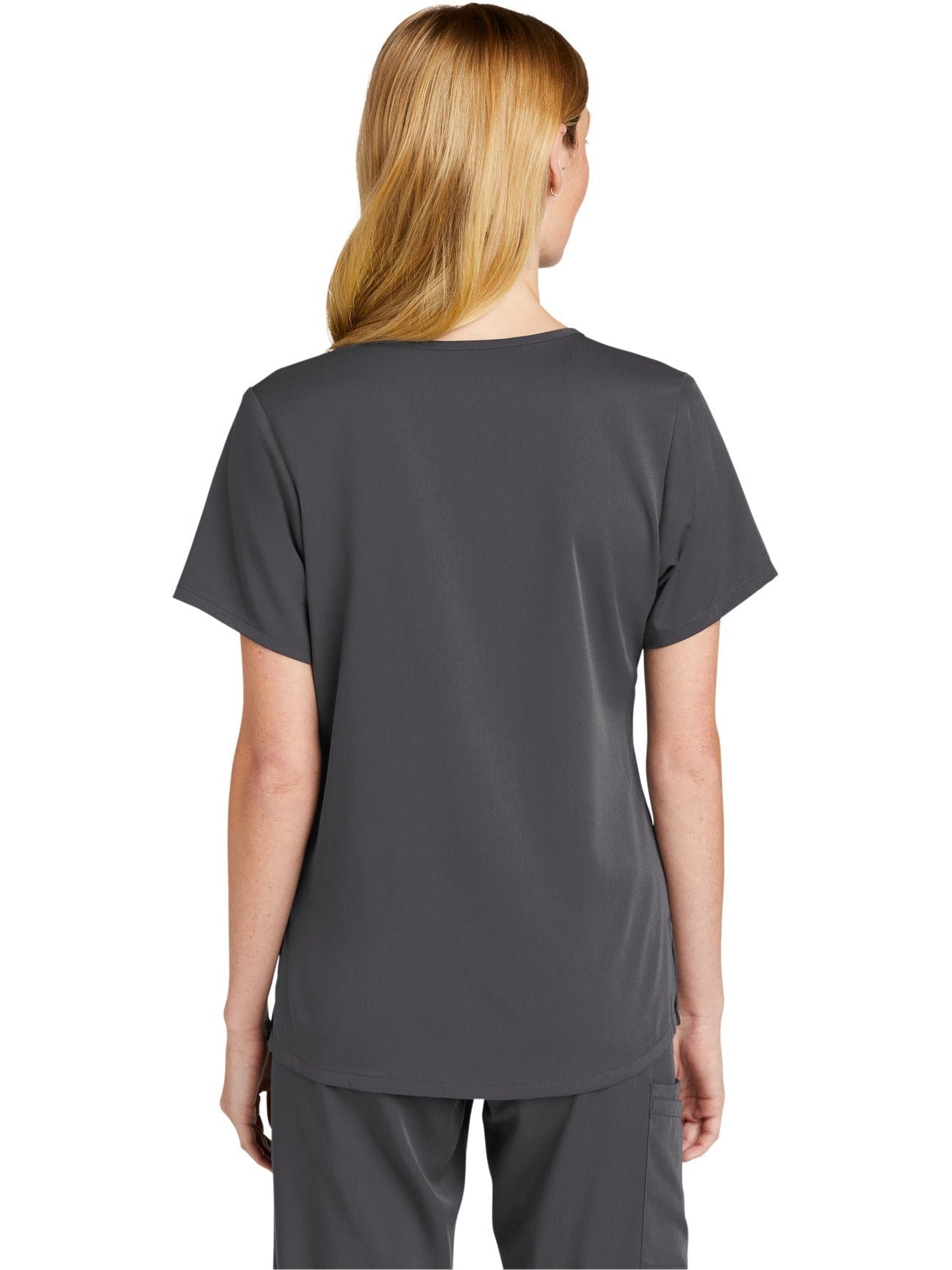 no-logo WonderWink Ladies Premiere Flex Mock Wrap Top-Regular-Wonderwink-Thread Logic