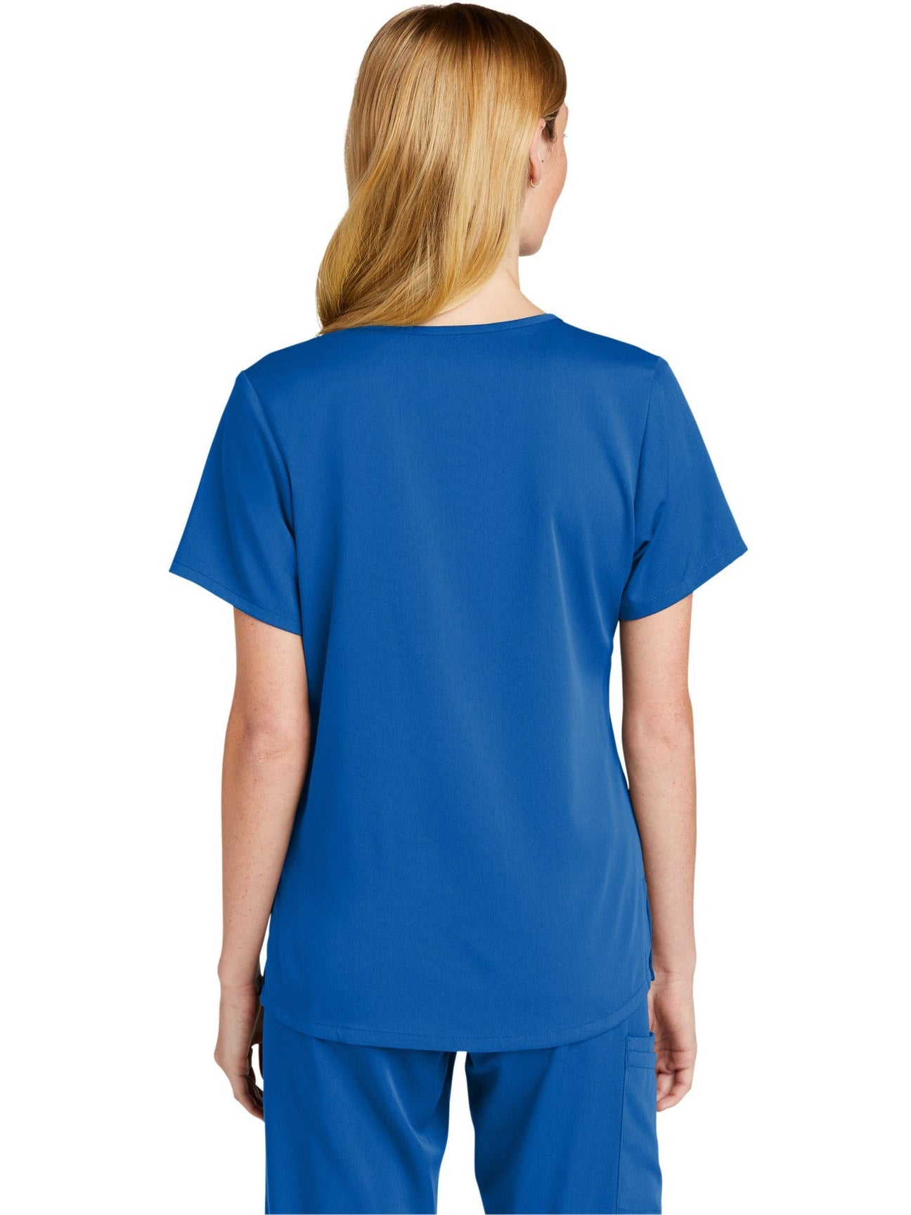 no-logo WonderWink Ladies Premiere Flex Mock Wrap Top-Regular-Wonderwink-Thread Logic