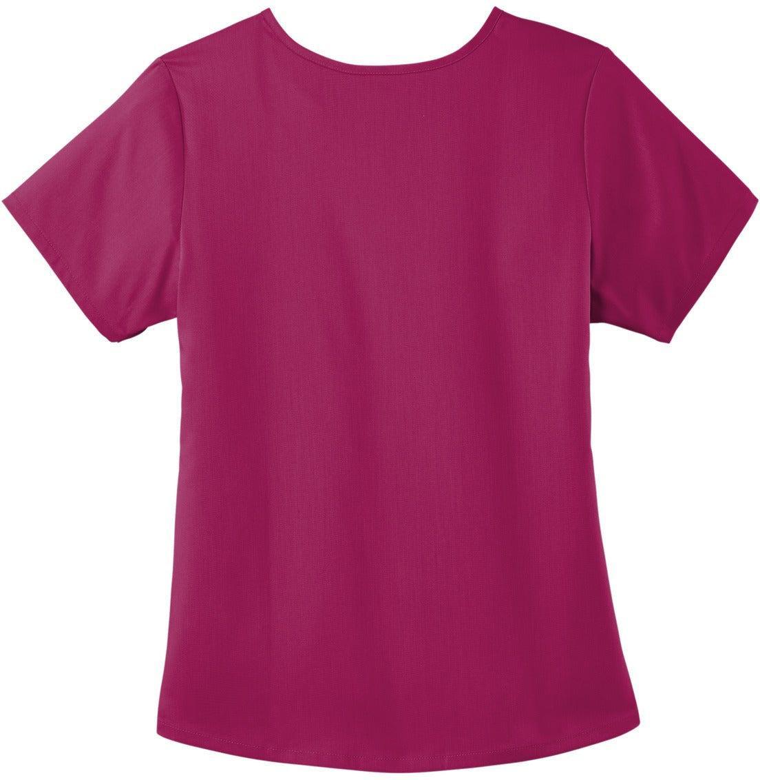 no-logo WonderWink Ladies Premiere Flex Mock Wrap Top-Regular-Wonderwink-Thread Logic