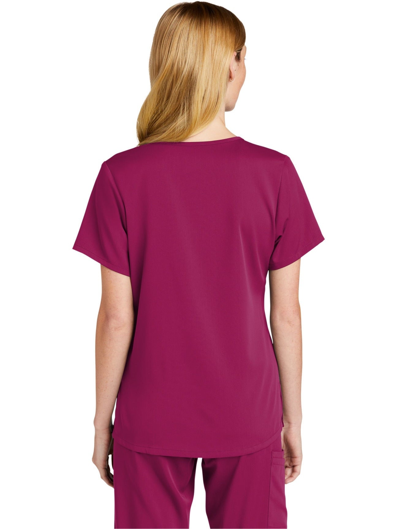 no-logo WonderWink Ladies Premiere Flex Mock Wrap Top-Regular-Wonderwink-Thread Logic