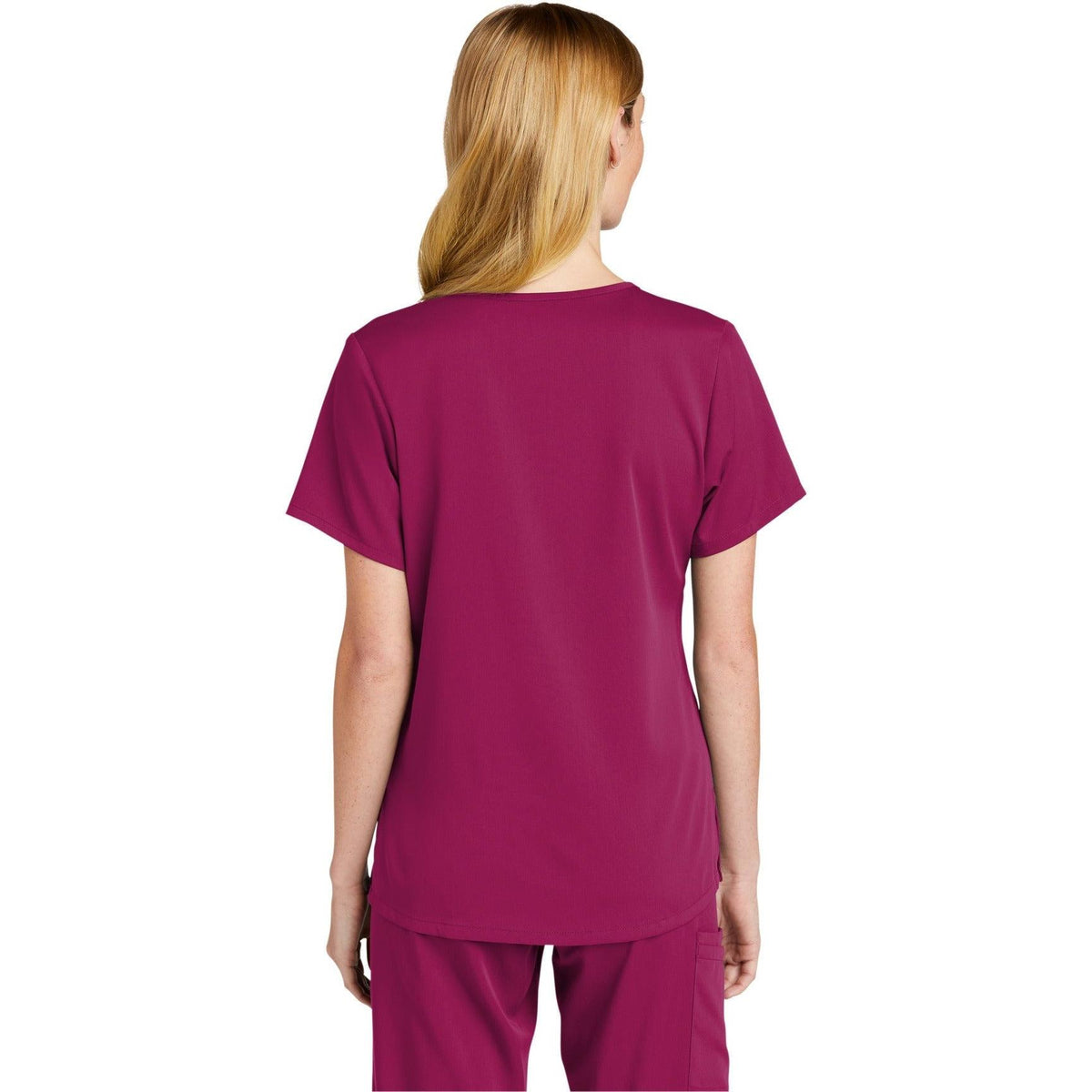 no-logo WonderWink Ladies Premiere Flex Mock Wrap Top-Regular-Wonderwink-Thread Logic