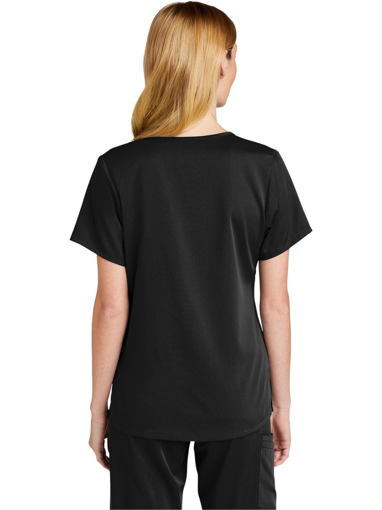 no-logo WonderWink Ladies Premiere Flex Mock Wrap Top-Regular-Wonderwink-Thread Logic