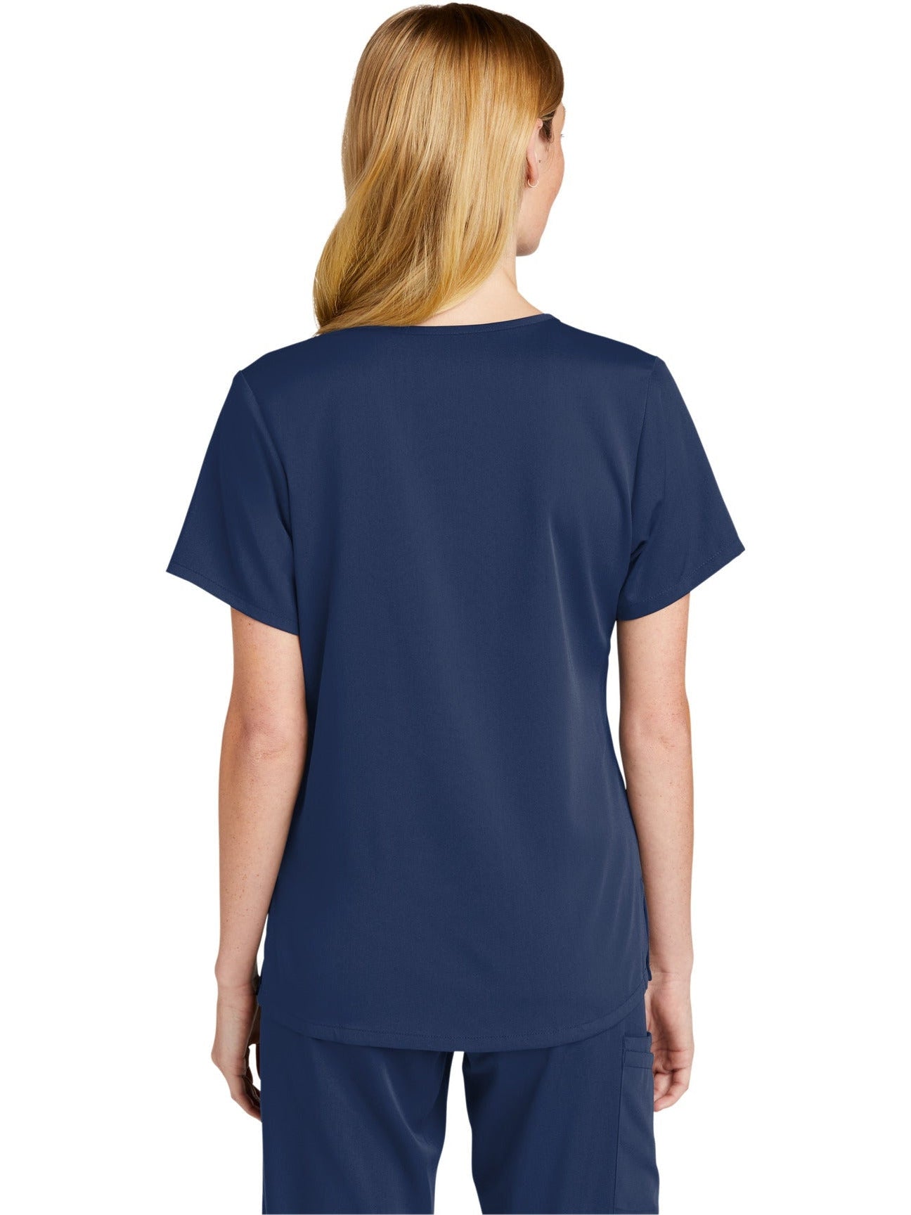 no-logo WonderWink Ladies Premiere Flex Mock Wrap Top-Regular-Wonderwink-Thread Logic